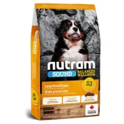 Сухой корм S3 Nutram Sound Balanced Wellness Puppy для щенков крупных пород, с курицей и овсянкой, 20 кг