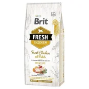 Сухой корм Brit Fresh Chicken/Potato Adult, для взрослых собак, с курицей и картофелем, 12 кг