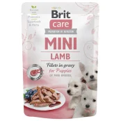 Влажный корм Brit Care Mini pouch, для щенков, филе ягнёнка в соусе, 85 г