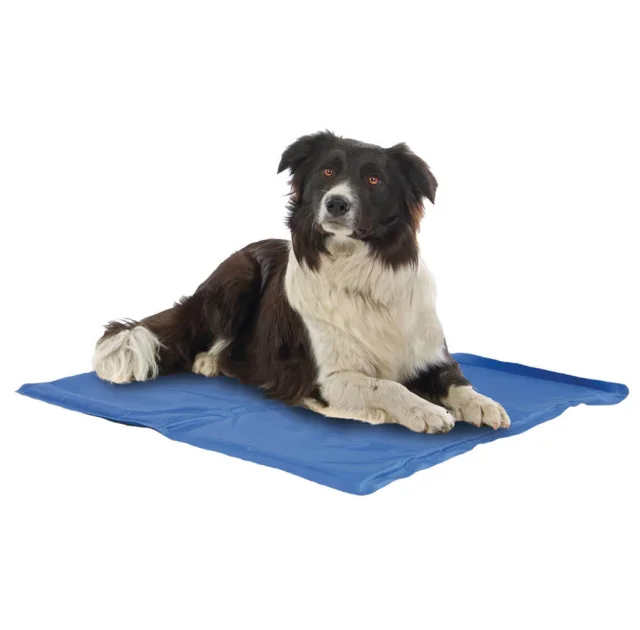 Охлаждающий коврик Croci Tappetino Refrigerante FreshMat для собак, синий, 90×50 см
