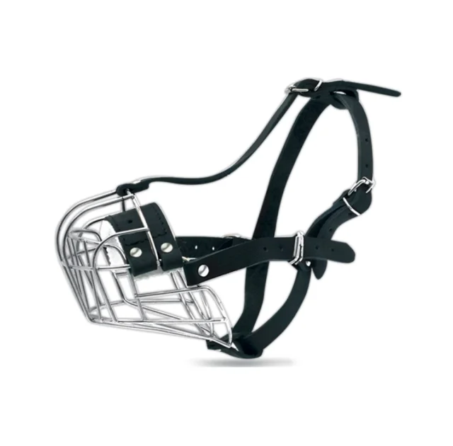 Намордник Cristel для бульдога, никелевый