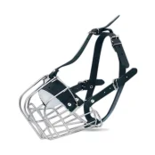 Намордник Cristel для для кобелей ротвейлера, хромированный