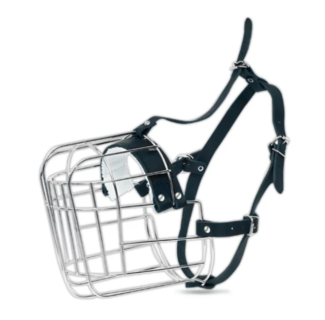 Намордник Cristel для дога, хромированный