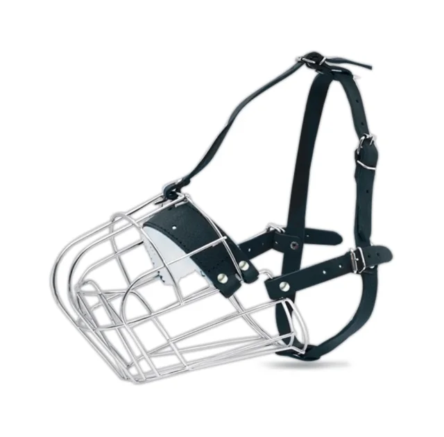 Намордник Cristel для кавказской овчарки, хромированный