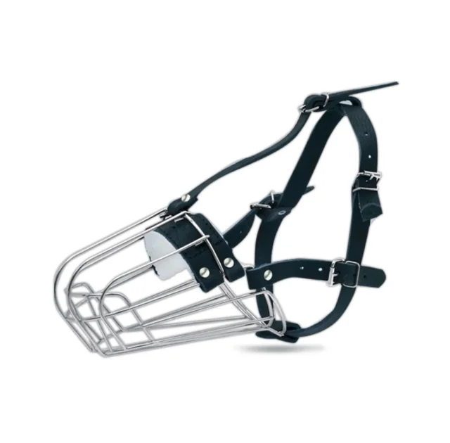 Намордник Cristel для псів доберманів, нікелевий