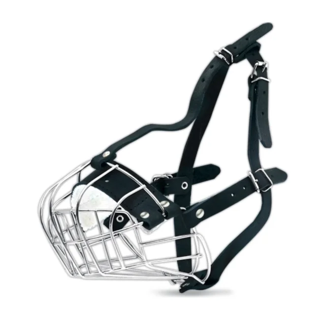 Намордник Cristel для псів породи боксер, нікелевий