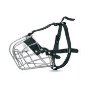 Намордник Cristel для кобелей ротвейлеров, никелевый