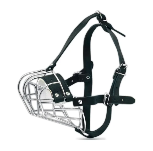 Намордник Cristel для сук породи боксер, нікелевий