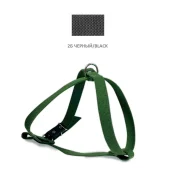 Шлейка Cristel для собак из брезента, большая, универсальная, 20 мм, чёрная