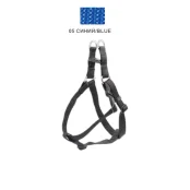 Шлейка Cristel для собак, нейлон, с пластиковой пряжкой, 15 мм / 28-36 см / 28-36 см, синий