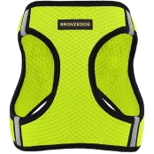 Шлея BronzeDog Mesh Vest для собак, сітчастий нейлон, лимонний, 20-24 см