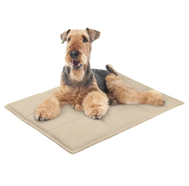Подстилка BronzeDog, для животных, прямоугольная, бежевая, 34×45×3 см