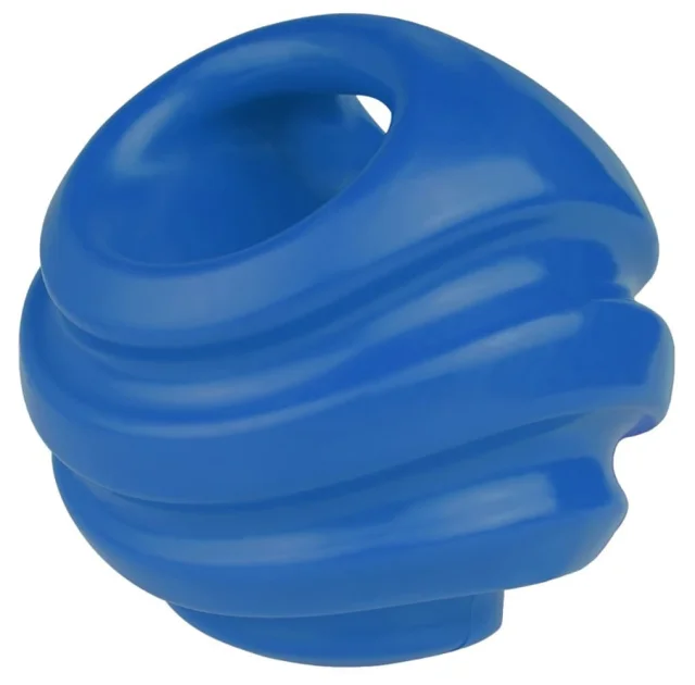 Іграшка для собак BronzeDog Strong Ball, силовий плаваючий м'яч, 11 см, синій