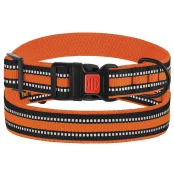 Нашийник BronzeDog Urban Mesh, для собак, нейлон і 3-D сітка, фастекс пластик, помаранчевий, 30-40×2 см