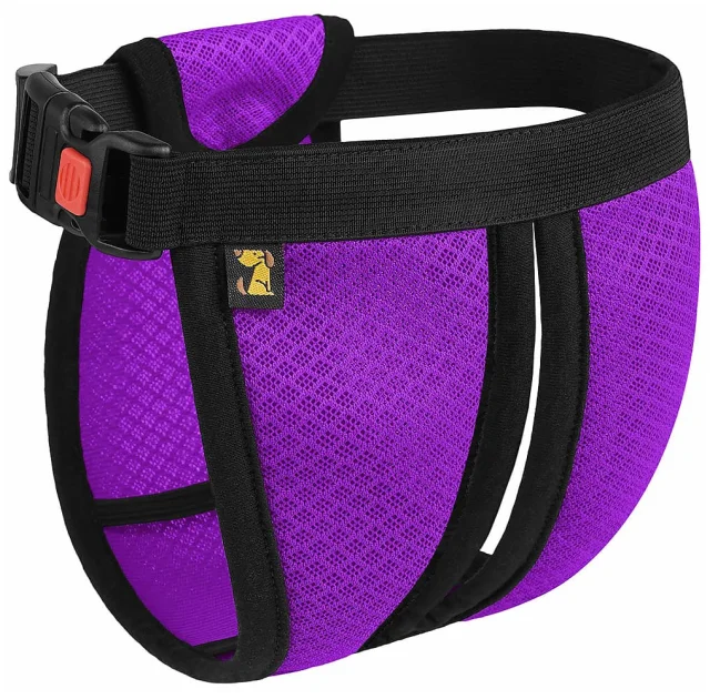 Труси гігієнічні BronzeDog Mesh для собак, нейлон з 3D сіткою, регульовані, фіолетовий, S