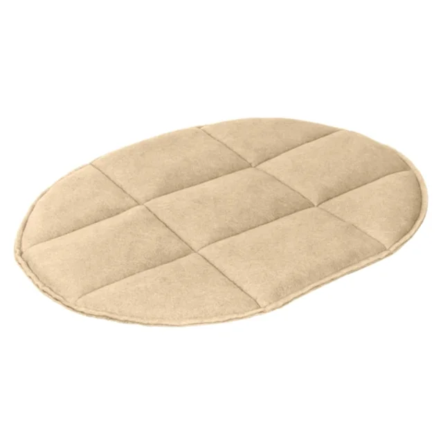 Подстилка BronzeDog, для животных, овальная, бежевая, 30×40×3 см