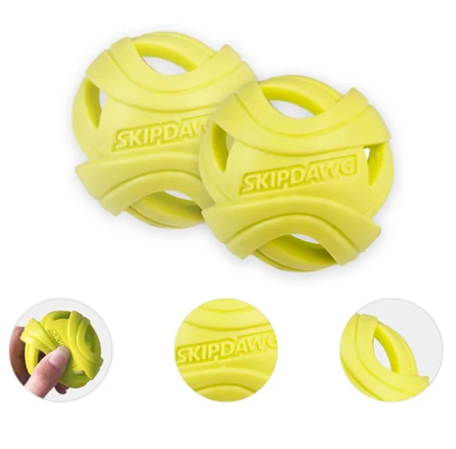 Набір м'ячів для собак BronzeDog Skipdawg TPR Breezy ball, для полегшення дихання, 2 штуки по 7 см