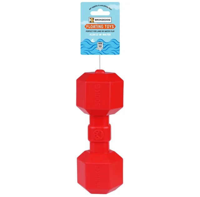 Іграшка-гантель для собак BronzeDog Dumbbell, плаваюча, 9×20 см