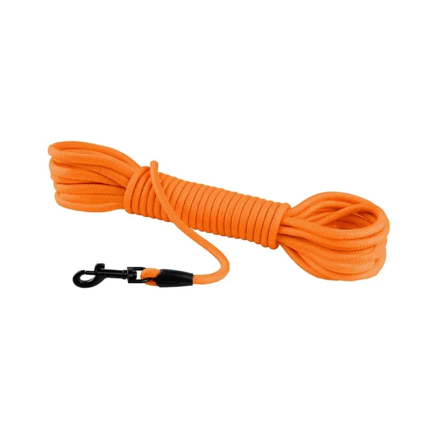 Тренировочный поводок BronzeDog Active для собак, оранжевый, 1060×0.7 см