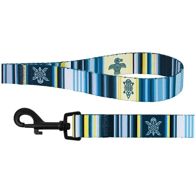 Поводок BronzeDog Urban West для собак, синий, 152×2 см