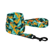 Повідець BronzeDog Camo для собак, нейлон, зелений, 152×2.5 см
