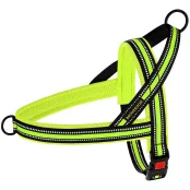 Шлея BronzeDog Mesh Скандинавська для собак, лимонний, 32-38 см