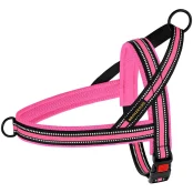 Шлея BronzeDog Mesh Скандинавська для собак, рожевий, 32-38 см