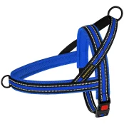 Шлея BronzeDog Mesh Скандинавська для собак, синій, 44-60 см