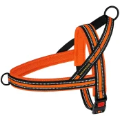 Шлея BronzeDog Mesh Скандинавська для собак, помаранчевий, 68-82 см