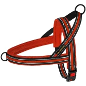 Шлея BronzeDog Mesh Скандинавська для собак, червоний, 68-82 см