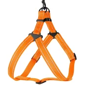 Шлея BronzeDog Active для собак, світловідбиваючий нейлон, помаранчевий, 45-60 см