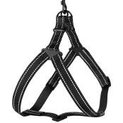 Шлея BronzeDog Active для собак, світловідбиваючий нейлон, чорний, 40-53 см