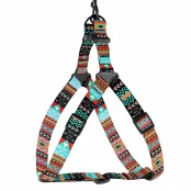 Шлея BronzeDog Tribal для собак, нейлон, принт ацтеки, 40-53 см