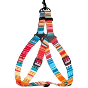 Шлея BronzeDog Urban West для собак, нейлон, червоний, 45-60 см