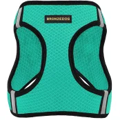 Шлея BronzeDog Mesh Vest для собак, сітчастий нейлон, ментоловий, 42-47 см
