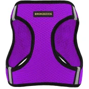 Шлея BronzeDog Mesh Vest для собак, сітчастий нейлон, фіолетовий, 42-47 см