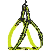 Шлея BronzeDog Mesh Стандарт для собак, сітчастий нейлон, лимонний, 45-60 см