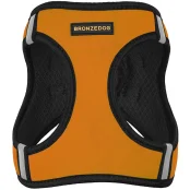 Шлея BronzeDog Sport Vest для собак з нейлону, неопрену і 3D сітки, помаранчевий, 43-53 см