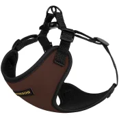 Шлея BronzeDog Sport для собак з неопрена, коричневий, 40-46 см