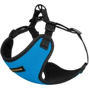 Шлея BronzeDog Sport для собак з неопрена, блакитний, 35-38 см