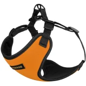 Шлея BronzeDog Sport для собак з неопрена, помаранчевий, 35-38 см