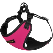 Шлея BronzeDog Sport для собак з неопрена, рожевий, 28-33 см