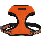 Шлея BronzeDog Mesh для собак дрібних порід, сітчастий нейлон, помаранчевий, 35-38 см
