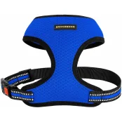 Шлея BronzeDog Mesh для собак дрібних порід, сітчастий нейлон, синій, 28-33 см