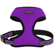Шлея BronzeDog Mesh для собак дрібних порід, сітчастий нейлон, фіолетовий, 28-33 см