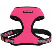 Шлея BronzeDog Mesh для собак дрібних порід, сітчастий нейлон, рожевий, 40-46 см