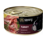 Влажный корм для взрослых собак Savory, с индейкой, 200 г