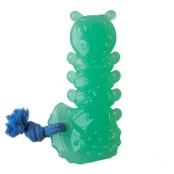Игрушка для собак Petstages Orka Гусеница, зелёная, 14×16.5×1.5 см