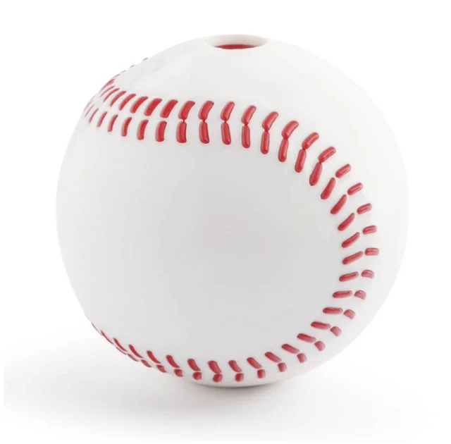 Іграшка для собак Planet Dog Baseball м'яч бейсбольний, білий, 7.6 см