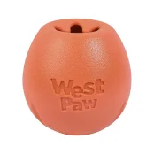 Игрушка для собак West Paw Rumbl Large Melon, для лакомств, оранжевая, 10 см